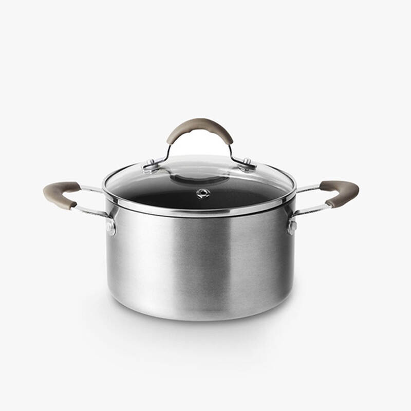 Nồi Locknlock Handycook Có Nắp Đậy 14Cm - Màu Xám - LHD1142, , large image number null